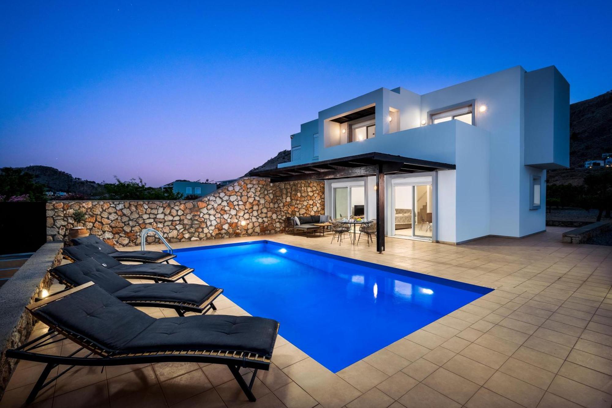 Adore Lindos Villa Buitenkant foto